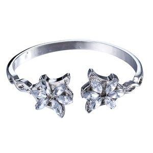 Crystal Flower Bracelet Silver Evenstar LOTR